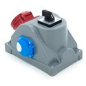 Rozdzielnica budowlana typ COMBOPOL 16A/5 + GS 230V + rozłącznik L-0-P, obudowa naścienna / natynkowa, E96061541
