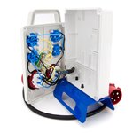 Rozdzielnica budowlana przenośna 2*16A/5 + 4*GS 230V + 2m kabel OPD 5x2.5mm2 + wtyczka 16A/5, ERPRZ002