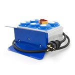 Rozdzielnica budowlana przenośna 5*GS 230V + rozłącznik główny + 1.5m kabel OW 3x2.5mm2 + wtyczka gumowa, ERPRZ004
