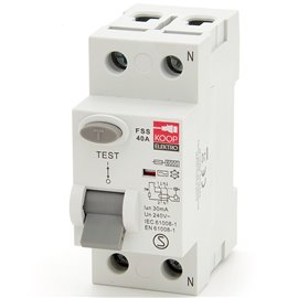 Wyłącznik różnicowo – prądowy, różnicówka KOOP Elektro FSS 2P 40A