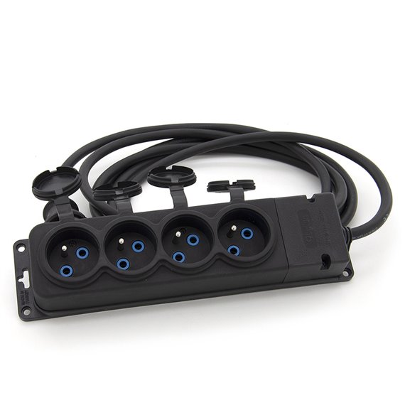 Przedłużacz budowlany 4-gniazdowy 16A 230V H05RR-F 3*2,5 25M 9AX2Z16254T