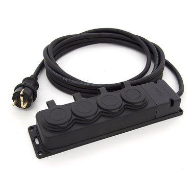 Przedłużacz budowlany 4-gniazdowy 16A 230V H05RR-F 3*2,5 5M 9AX2Z16054T