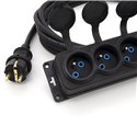 Przedłużacz budowlany 4-gniazdowy 16A 230V H05RR-F 3*2,5 5M 9AX2Z16054T