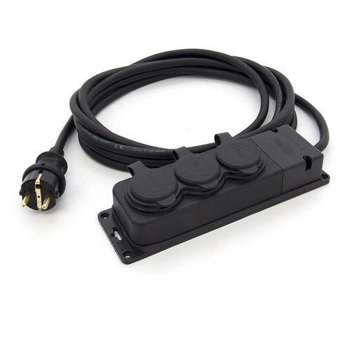 Przedłużacz budowlany 3-gniazdowy 16A 230V H05RR-F 3*2,5 2M 9AX2Z16023T