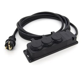 Przedłużacz budowlany 3-gniazdowy 16A 230V H05RR-F 3*2,5 2M 2OW16023