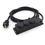 Przedłużacz budowlany 3-gniazdowy 16A 230V H05RR-F 3*2,5 2M 9AX2Z16023T