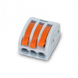 Szybkozłączka złączka uniwersalna 3x0,08-4mm 10 szt. ZU-403-10