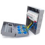 Rozdzielnica budowlana 6*GS 230V + zabezpieczenia + wyłącznik różnicowo - prądowy, 11NO66C00F