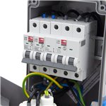 Rozdzielnica budowlana 32A/5P + 2*GS 230V + zabezpieczenia, obudowa naścienna, okienko 6M, 6NO22C011C