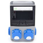 Rozdzielnica budowlana, ogrodowa 4*GS 230V + zabezpieczenia, 6NO41C00