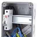 Rozdzielnica budowlana, ogrodowa 4*GS 230V + zabezpieczenia, 6NO41C00