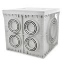 Studzienka kontrolno-pomiarowa, odgromowa, uszczelniona IP55, 550x550x550 mm, SG555555-10