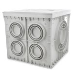 Studzienka kontrolno-pomiarowa, odgromowa, uszczelniona IP55, 550x550x550 mm, SG555555-10