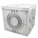 Studzienka kontrolno-pomiarowa, odgromowa, uszczelniona IP55, 550x550x550 mm, SG555555-10