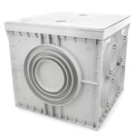 Studzienka kontrolno-pomiarowa, odgromowa, uszczelniona IP55, 550x550x550 mm, SG555555-10