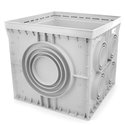 Studzienka kontrolno-pomiarowa, odgromowa, uszczelniona IP55, 550x550x550 mm, SG555555-10