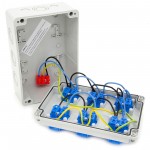 Rozdzielnica budowlana 6*GS 230V, obudowa naścienna / natynkowa, ELS Elektrotechnika, N600