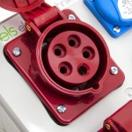 Rozdzielnica budowlana 32A/5P + 16A/5P + 3*GS 230V, obudowa naścienna, ELS Elektrotechnika, N311