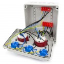 Rozdzielnica budowlana 32A/5P + 16A/5P + 3*GS 230V, obudowa naścienna, ELS Elektrotechnika, N311