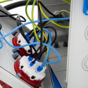 Rozdzielnica budowlana przenośna 2*16A/5 + 5*GS 230V + 1.5m kabel OPD 5x2.5mm2 + wtyczka 16A/5, P5201.5WB