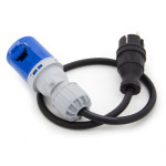 Przejściówka adapter camping redukcja 16A 3P 230V, 2OW16/3G0.516