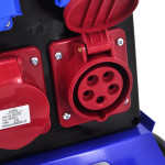 Rozdzielnica budowlana przenośna 4*GS 230V + 2*16A/5 + 2m kabel OPD 5x2.5mm2 + wtyczka 16A/5, P4112MC