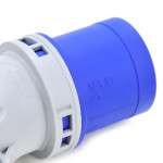 Adapter kempingowy, wtyczka przenośna, przejściówka z wtyczką CEE 16A na gniazdo 230V IP44, C013F01
