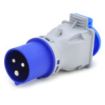 Adapter kempingowy, wtyczka przenośna, przejściówka z wtyczką CEE 16A na gniazdo 230V IP44, C013F01