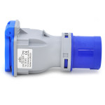 Adapter kempingowy, wtyczka przenośna, przejściówka z wtyczką CEE 16A na gniazdo 230V IP44, C013F01