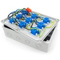 Rozdzielnica budowlana 9*GS 230V, obudowa naścienna, ELS Elektrotechnika, E9001