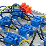 Rozdzielnica budowlana 9*GS 230V, obudowa naścienna, ELS Elektrotechnika, E9001