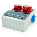 RozdzielnIca budowlana 32A/5 + 16A/5 + 2*GS 230V + zabezpieczenia, obudowa naścienna, E901308018