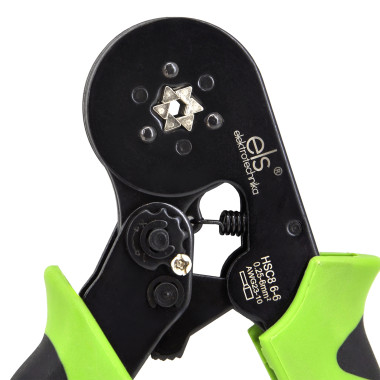 Zaciskarka automatyczna, praska do tulejek kablowych 0,25–6mm² ELS Elektrotechnika, zacisk sześciokątny ENA.42835